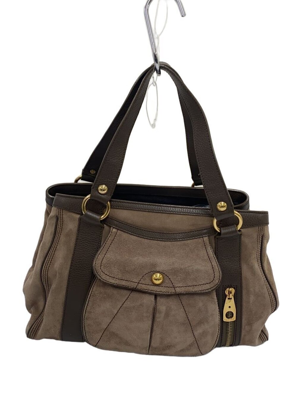 Celine Macadam dome handbag brown Macadam